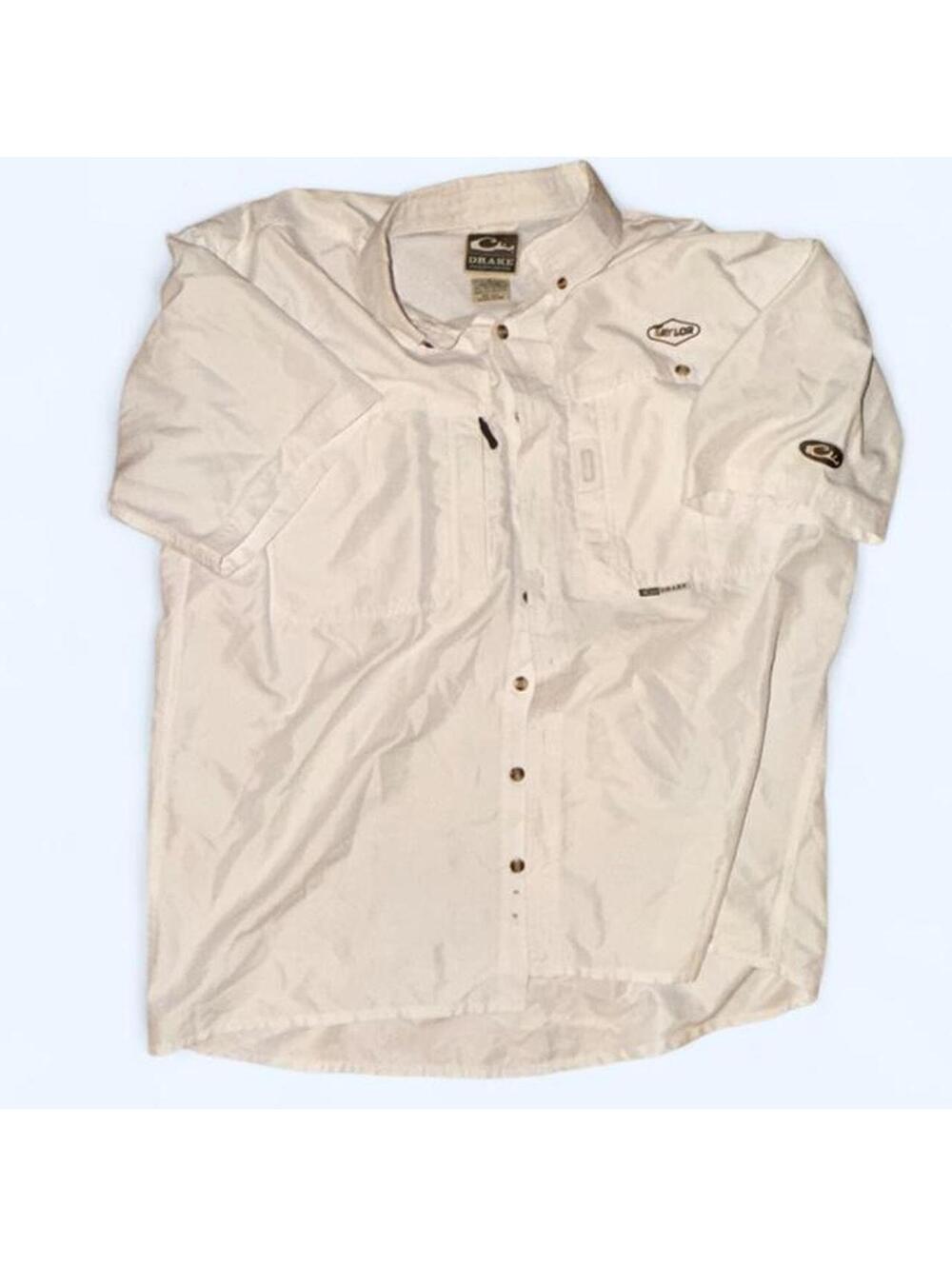Drakes Men's White Shirt